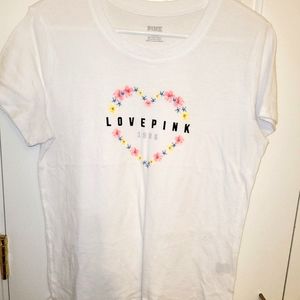 PINK SHORT SLEEVE TOP SIZE M